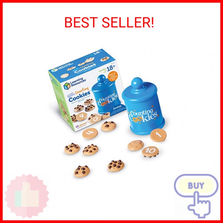 Learning Resources Smart Counting Cookies – 13 Pieces, Ages 18+ Months Toddler C
