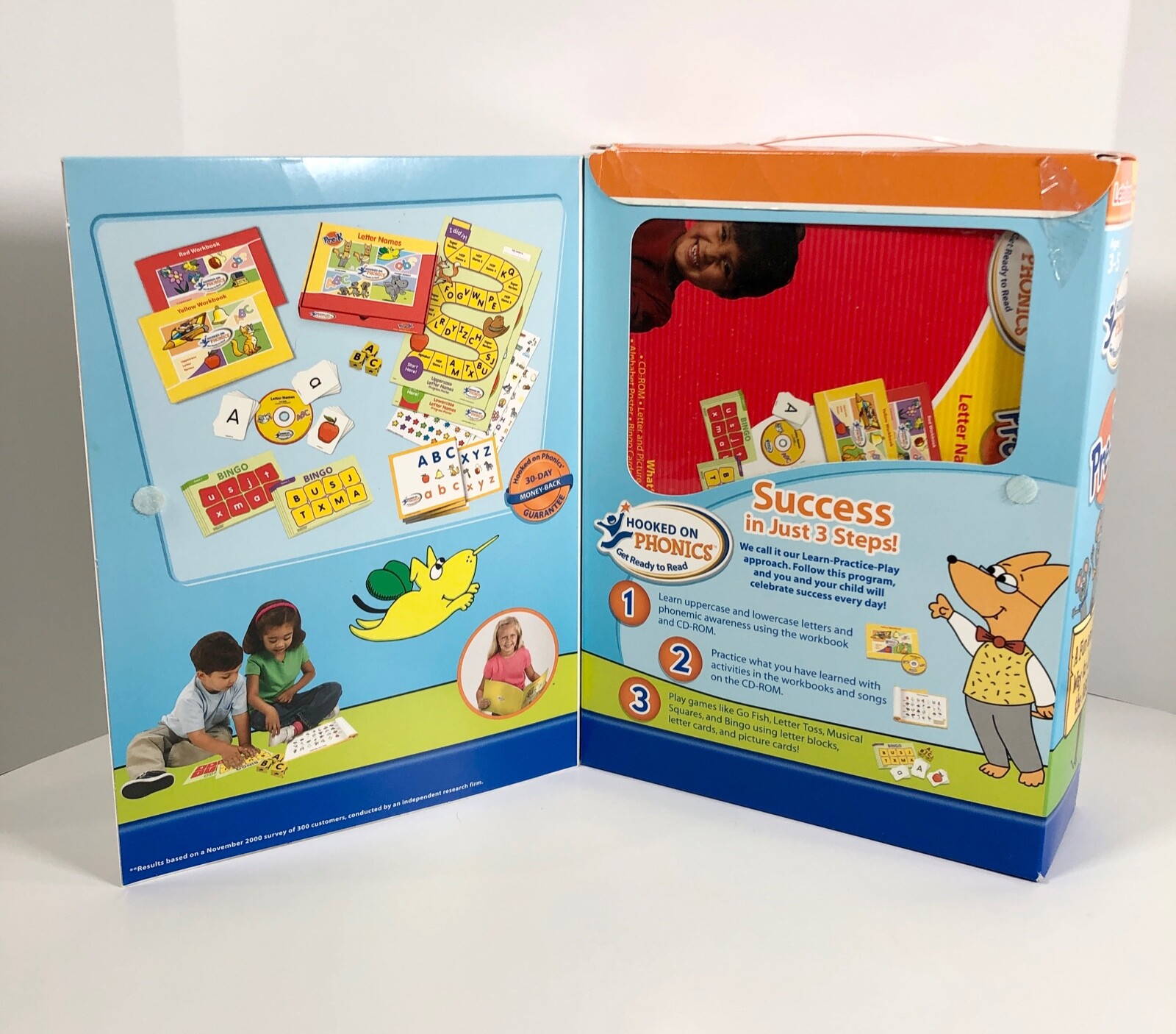Hooked on Phonics Get Ready To Read Letter Names Letter Sounds ABC Pre K Age 3-5