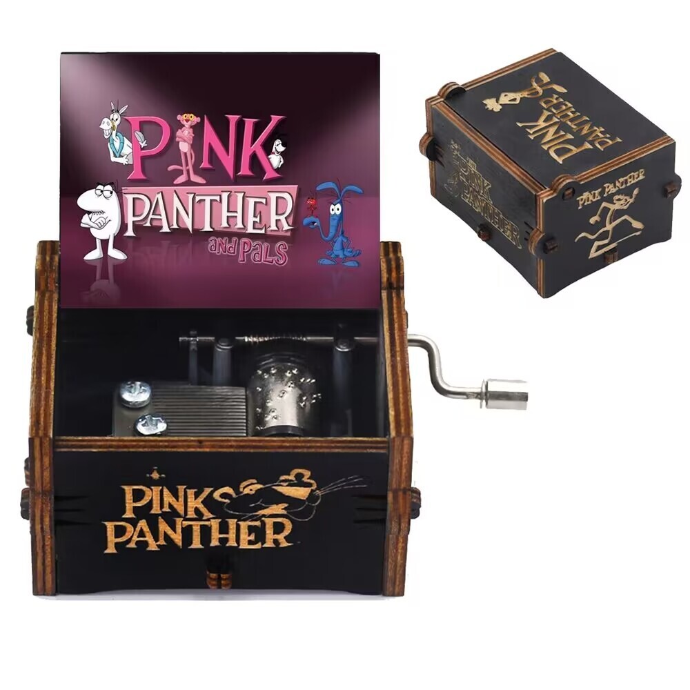 The Pink Panther Music Box Vintage Antique Melody