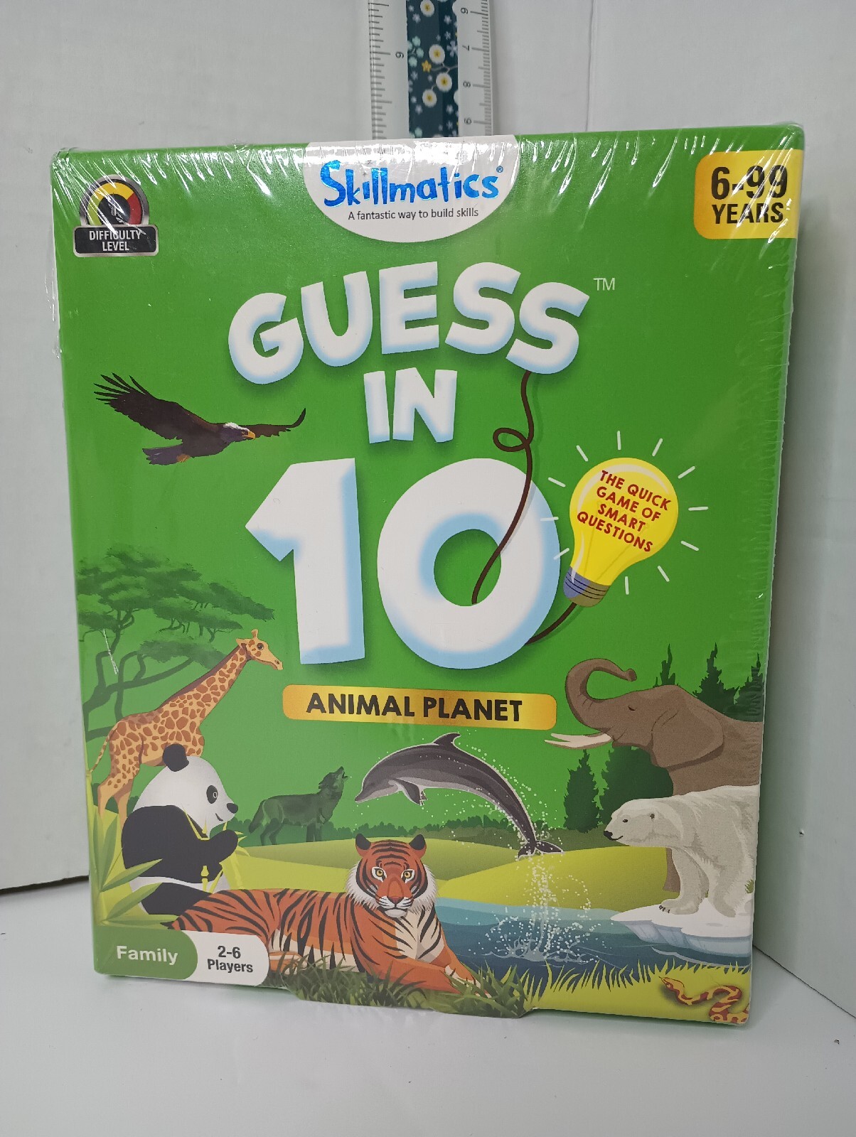Skillmatics Card Game Guess in 10 Animal Planet | 6+ Years | Family Game Night
