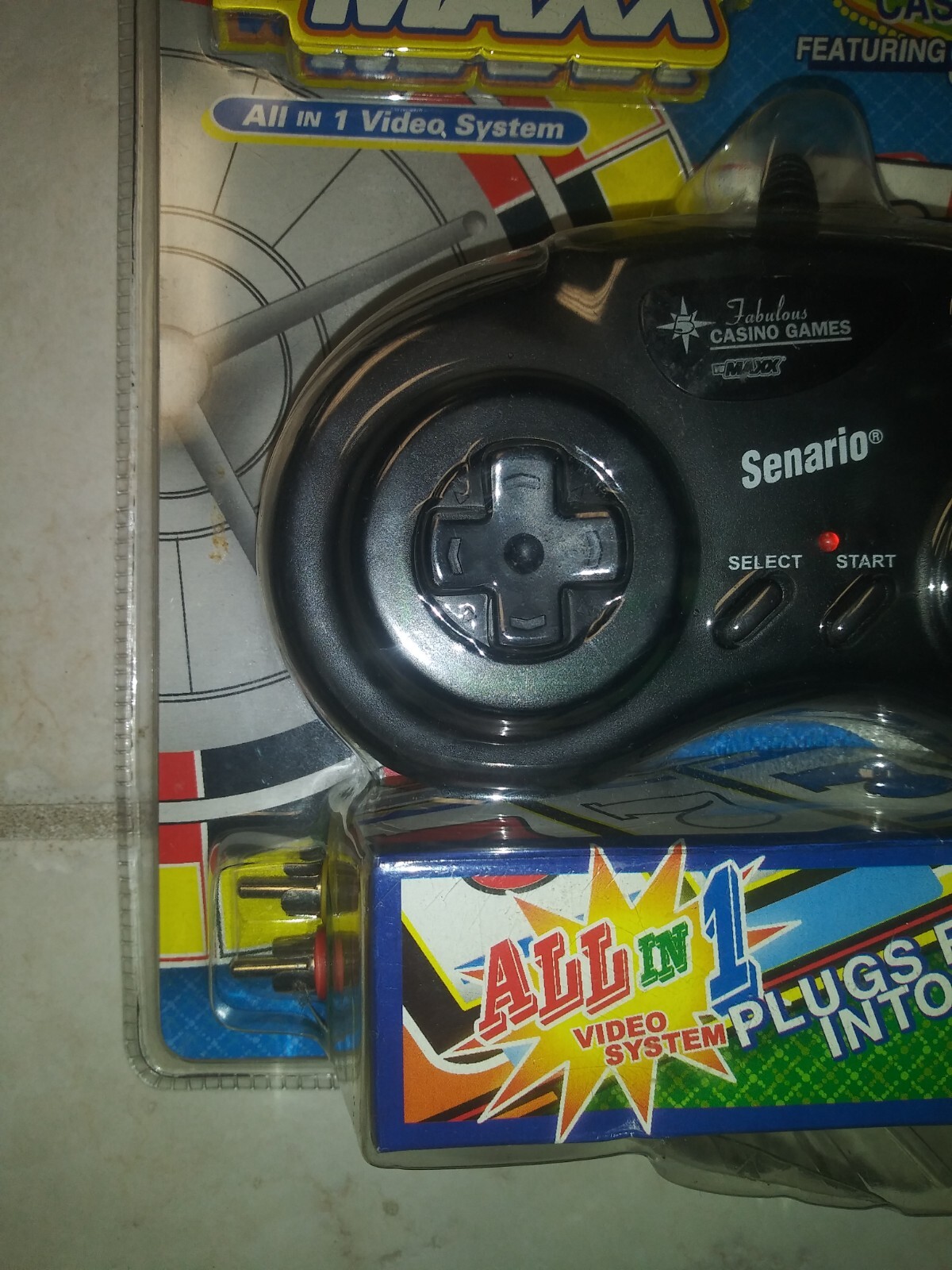 VS Maxx Plug and Play 5 Casino Games All in 1 TV Video Game – Poker Roulette