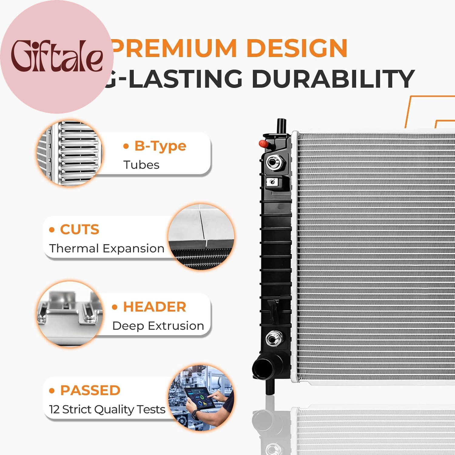 Auto Radiator for 2005-2008 Ford F-150 4.2L/ 4.6L/ 5.4L, Engine Radiator Replace