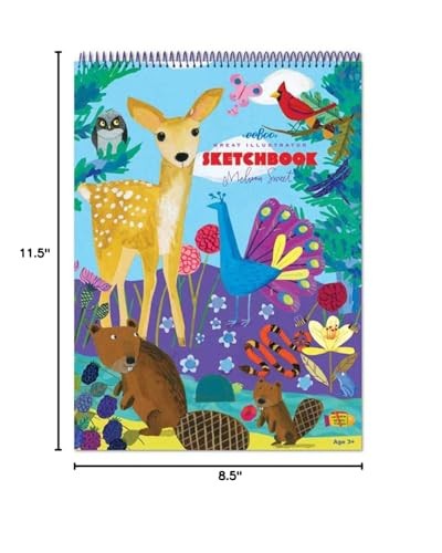 eeBoo: Drawing Notebook 60 Pages Spiral-Bound Sketchbook