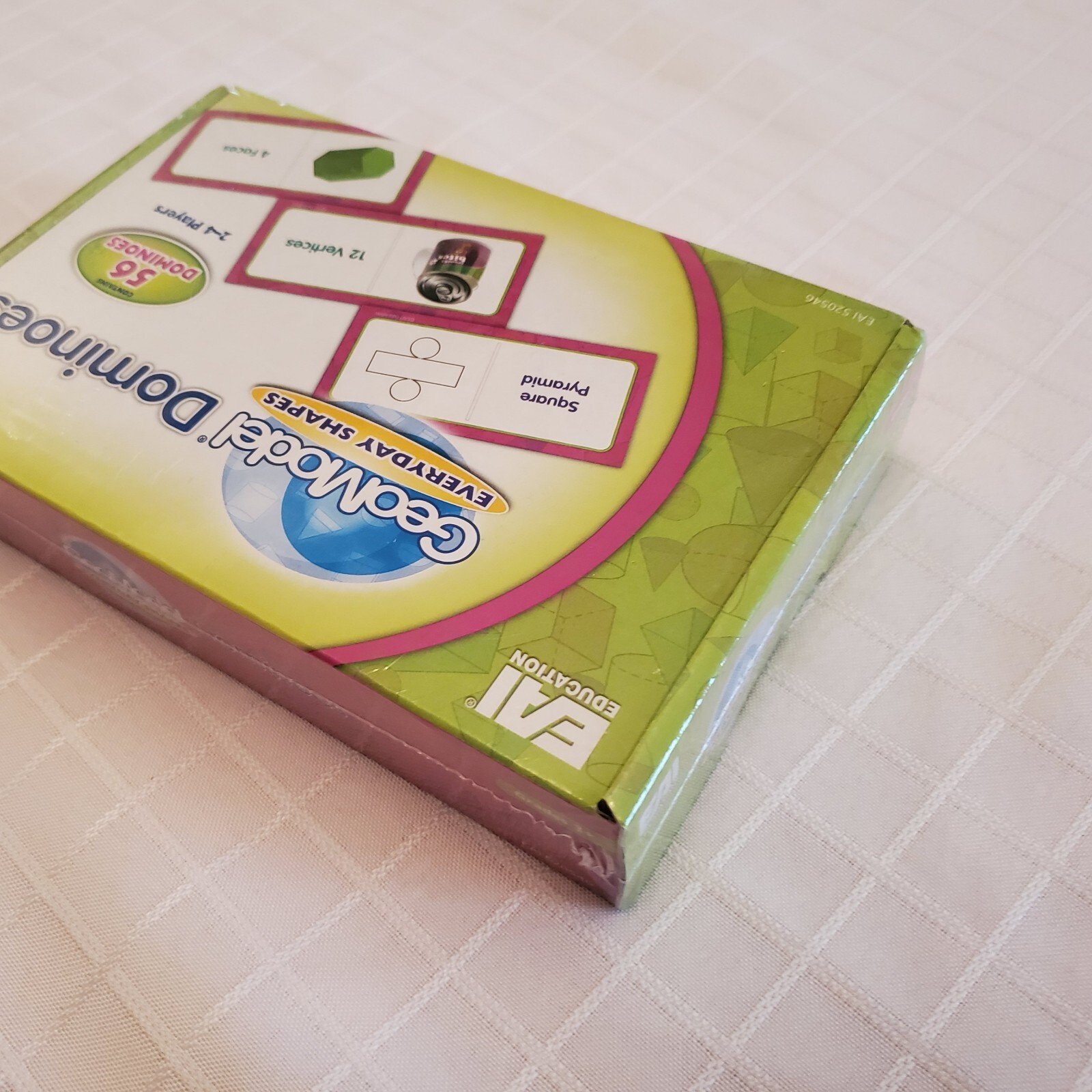 NEW Educational Eai Geomodel Dominoes School Learn Class 2014 3d Shapes Child