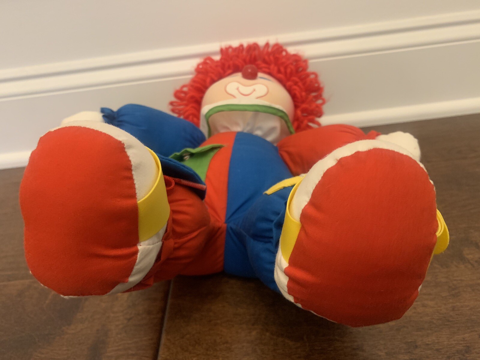 Vintage 1983 American Greetings Amtoy Doll 16” Learn to Dress Clown EUC Vtg 80s