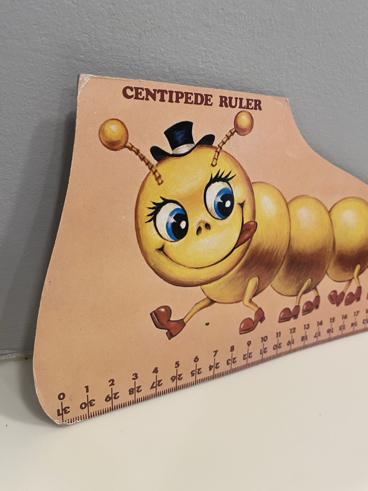 Vintage 1983 Centipede Foot Ruler Classroom Education Learning Measurement Tool