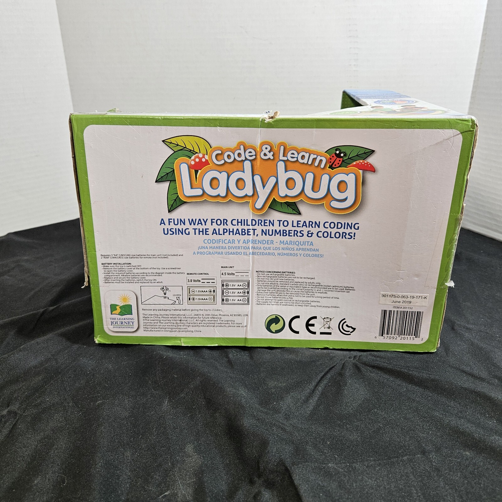 The Learning Journey Code & Learn Ladybug Children’s Learning Toy Alphabet
