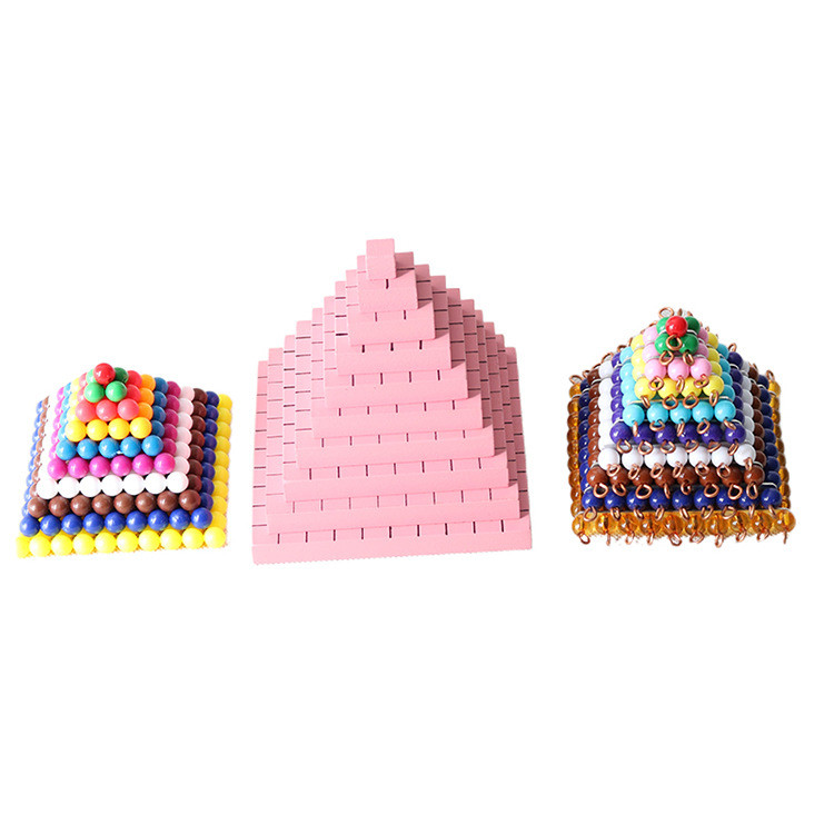 Children’s Mathematics Teaching Toy Cube Tower Early Childhood Education Puzzle
