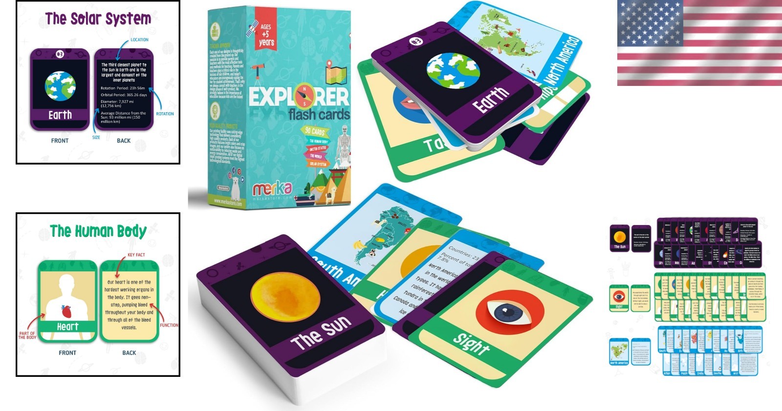Engaging 90-Count Kids Flashcard Set – Perfect for Homeschooling Adventures