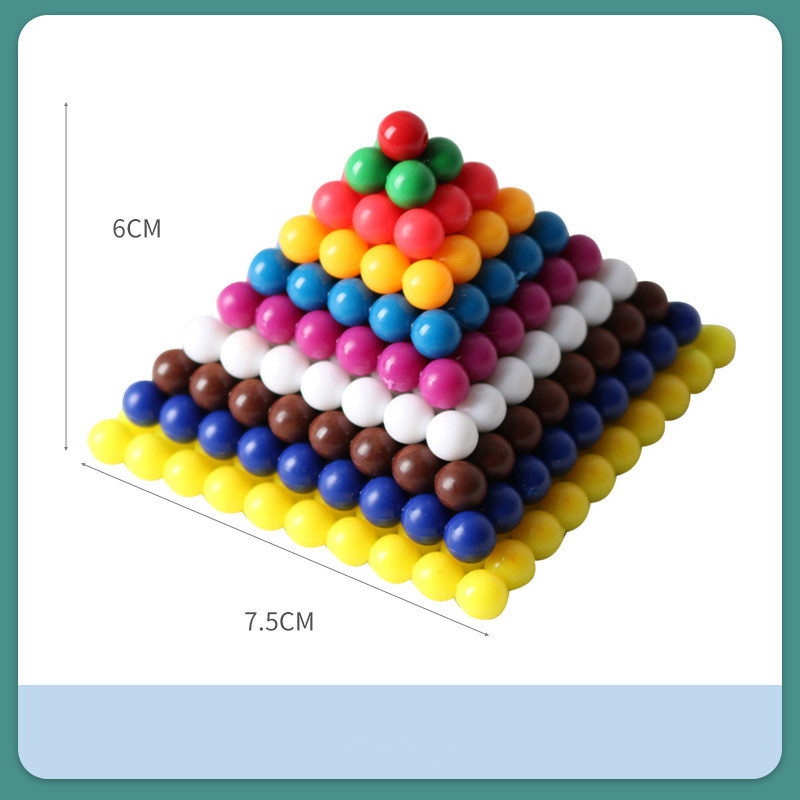 Children’s Mathematics Teaching Toy Cube Tower Early Childhood Education Puzzle