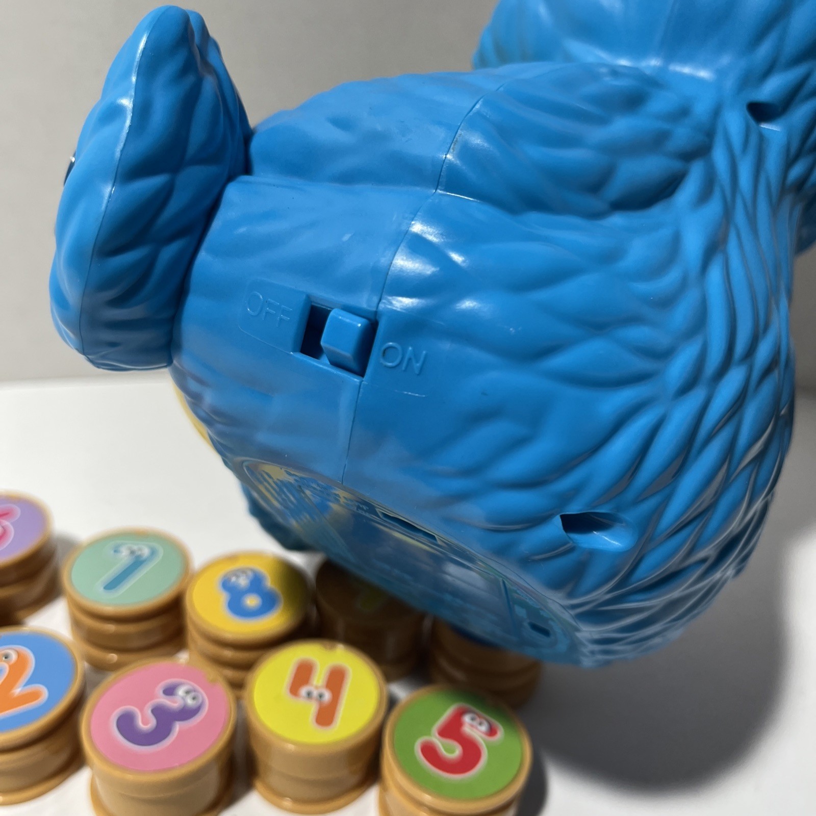 SESAME STREET Cookie Monster Counting Jar Tested Educational Math Learning Toy
