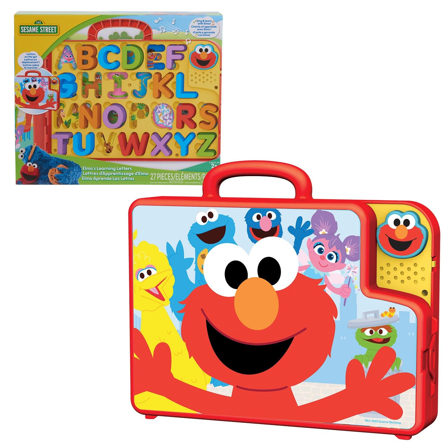 Sesame Street Elmo’s Learning Letters Bus Activity Board, Preschool Learning and
