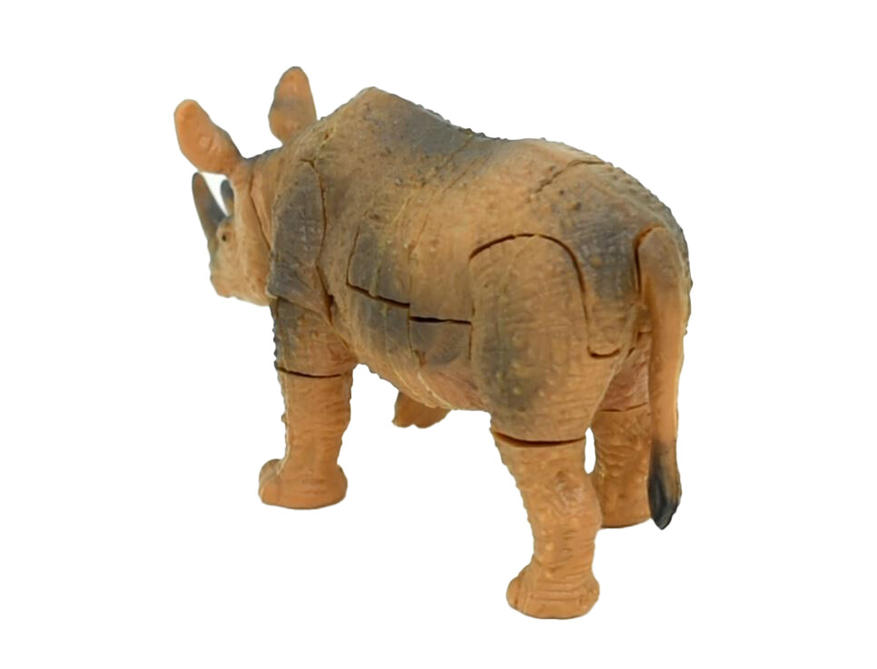 Rhino, Rhinoceros 3D Interlocking Puzzle Plastic Replica 3″ – F3029 B331