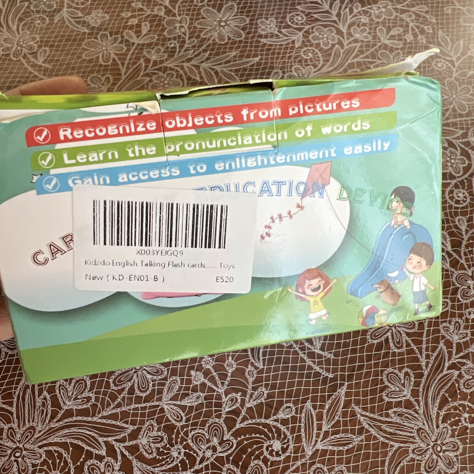 Kawaps Interactive Sound Learning Toy for Toddlers with Music 520 Flash Cards…