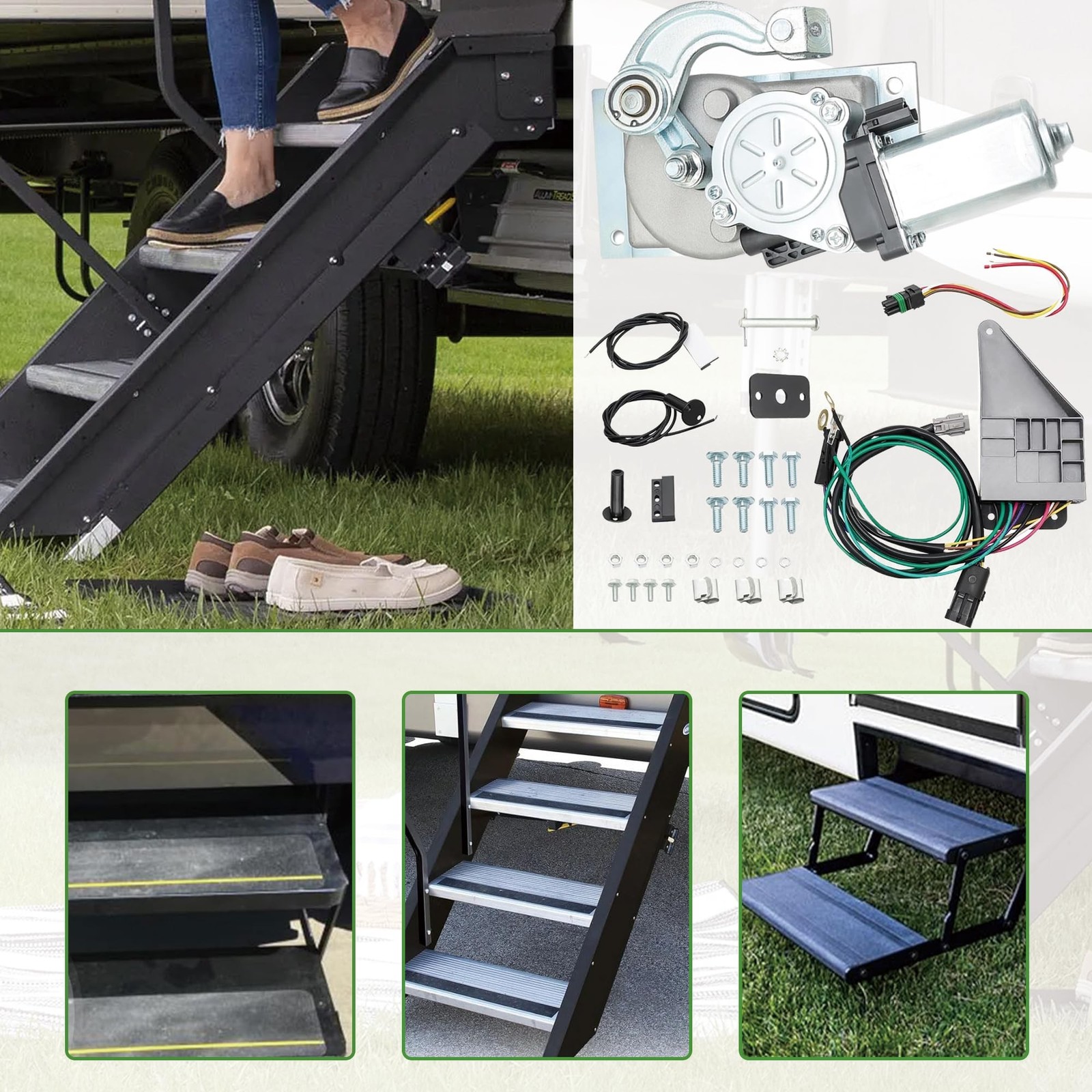 RV Step Motor Conversion Kit for Linkage B fits for Lippert Kwikee Electric E…