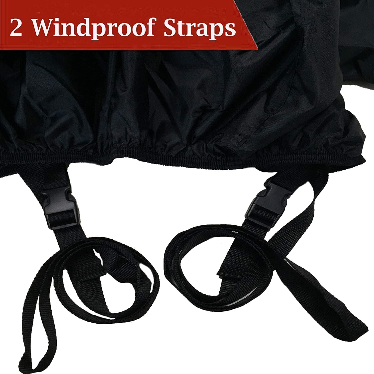 Indeed BUY ATV Cover with Buckle Waterproof, 420D Heavy Duty Ripstop Protects 4