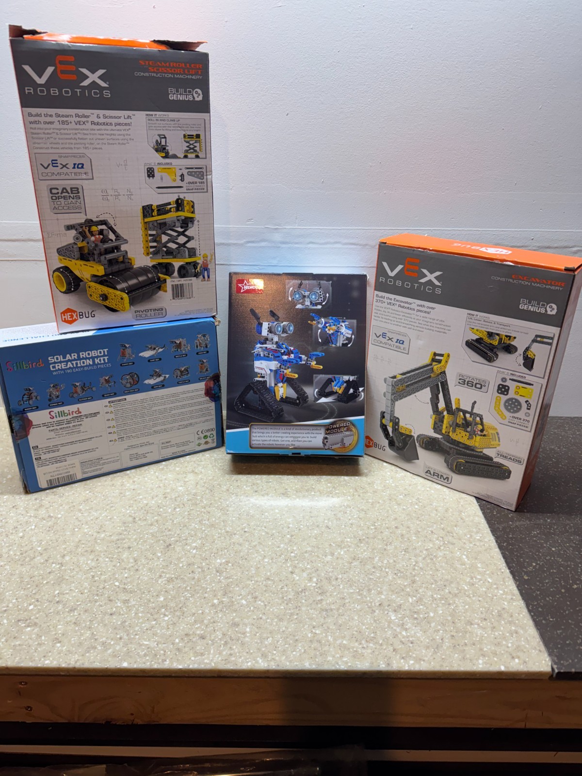 VEX Robotics opened all parts are there