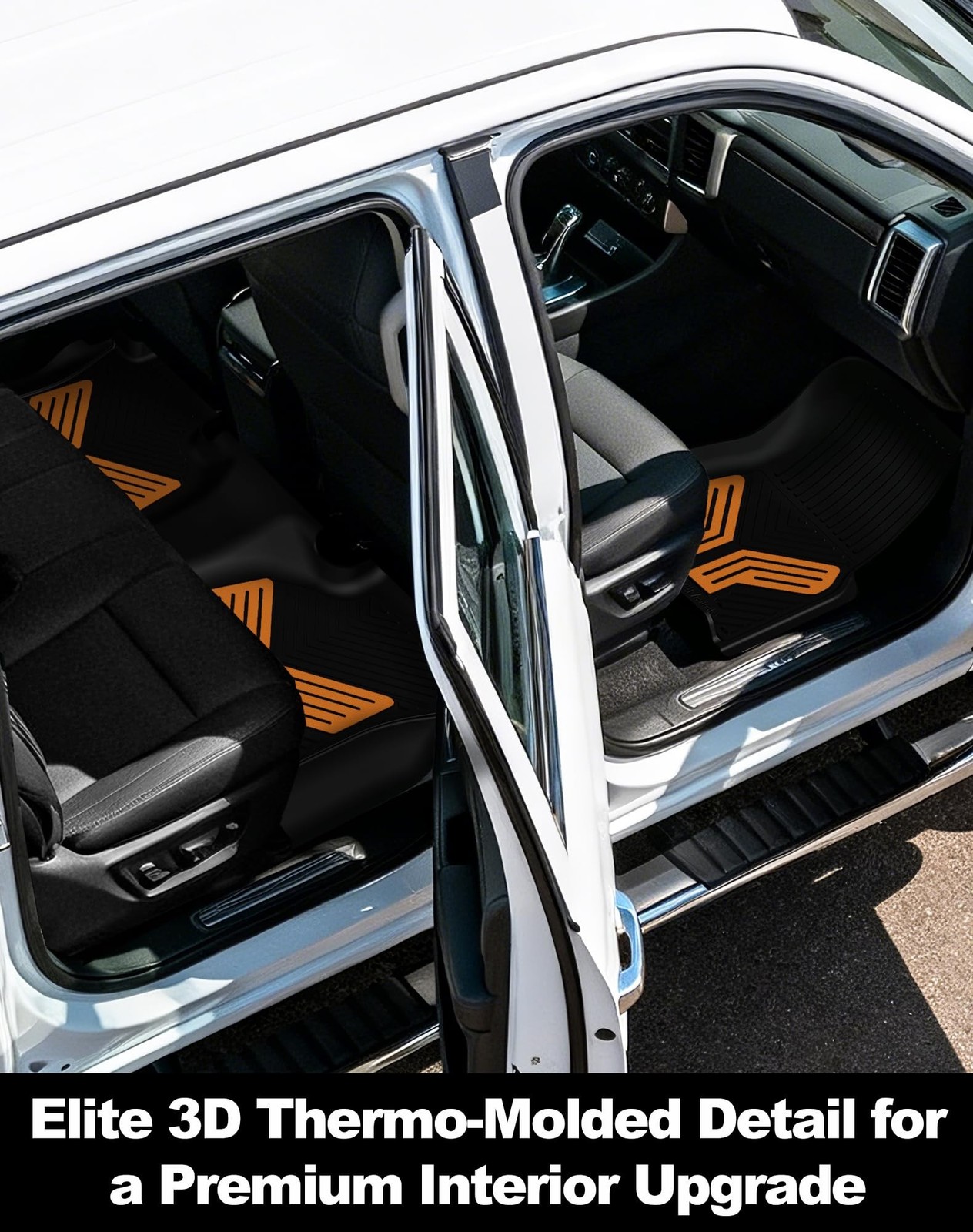 Color TPE Floor Mats 2019–2026 for Chevrolet Silverado/GMC Sierra 1500 & 2