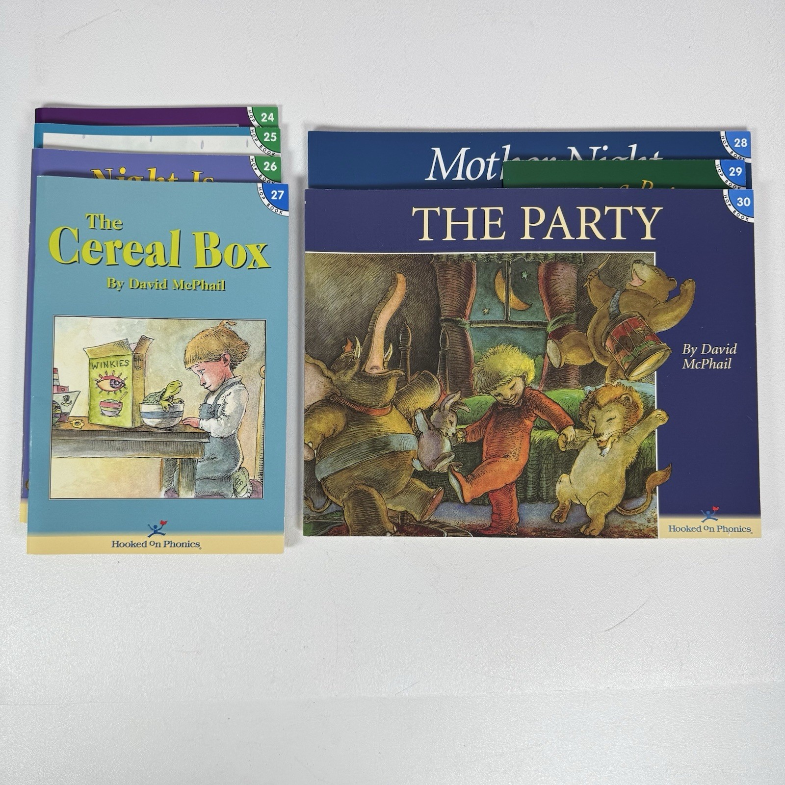 Hooked on Phonics Learn to Read REPLACEMENT Workbooks And Hop Books