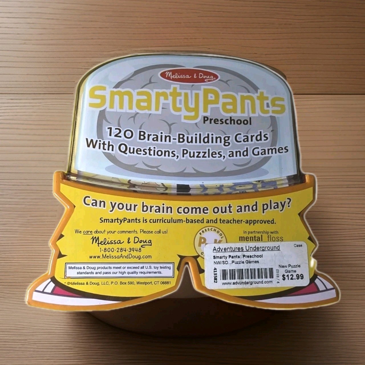 Melissa & Doug SMARTY PANTS Pre K Brain Building Cards Questions Puzzles Games