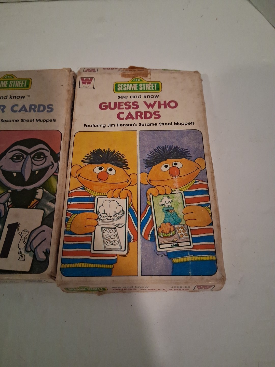 Lot Of Sesame Street Flashcards Words Alphabet Numbers Guess Who (14)