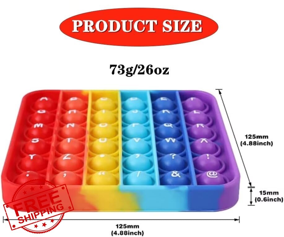CleCoCenCir Alphabet Popper 1 pcs Uppercase Lowercase