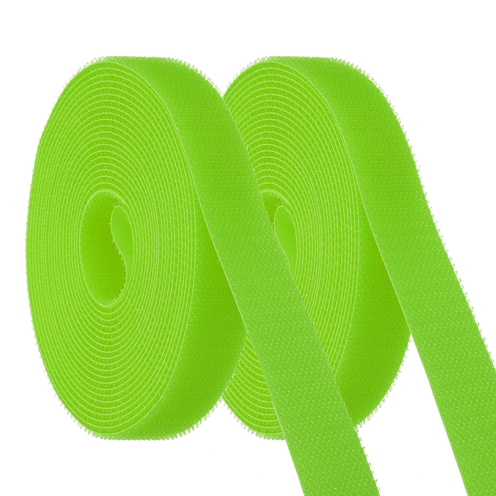 2pcs Carpet Marker Strips 0.8 Inch x 16.4 Ft, Floor Markers Nylon Strip, Green