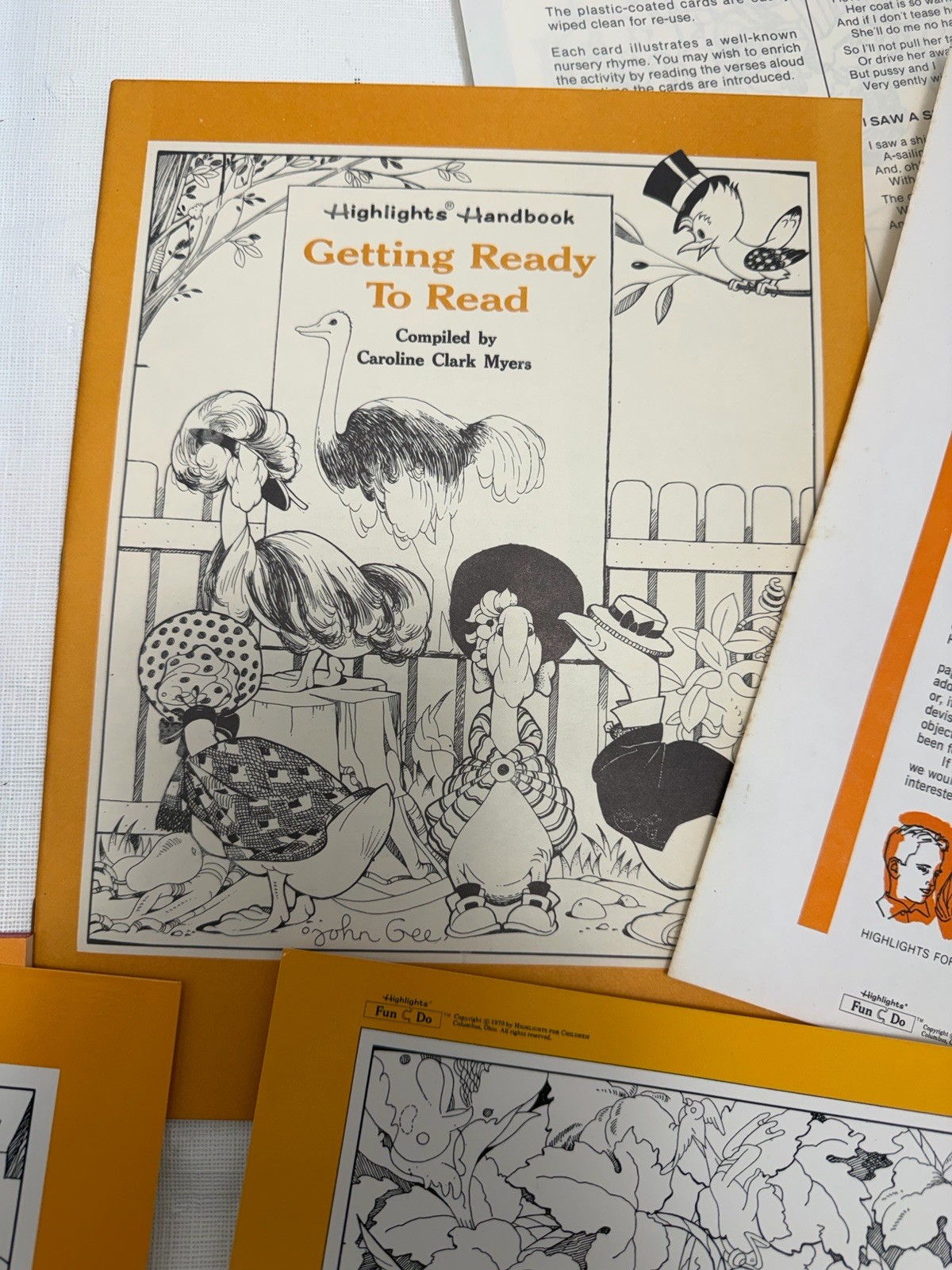 Vintage 1970 Highlights For Kids Teachers Fun Do Pack Grades K-3 New Old Stock