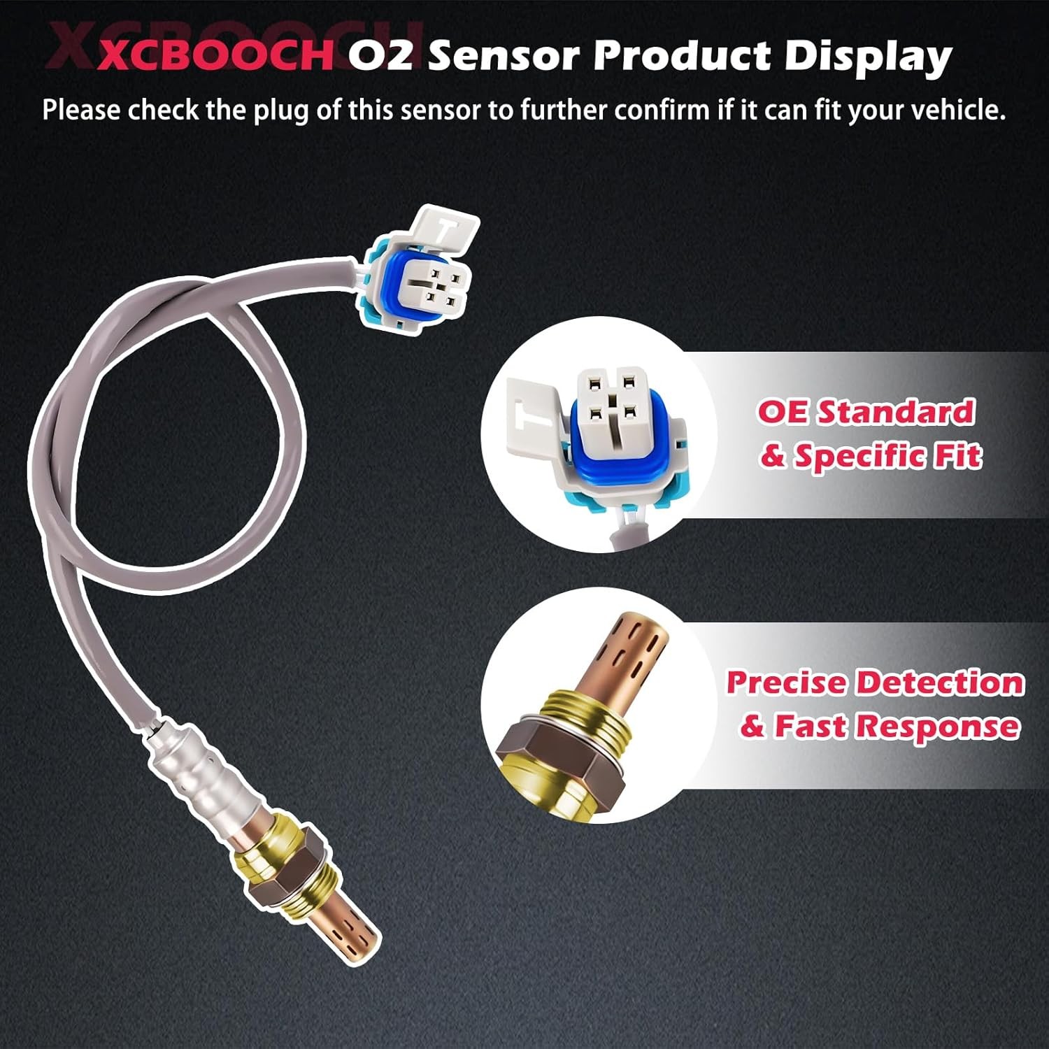 Automotive Replacement Oxygen O2 Sensor 213-4229 Set of 1, 02 Sensor Compatible