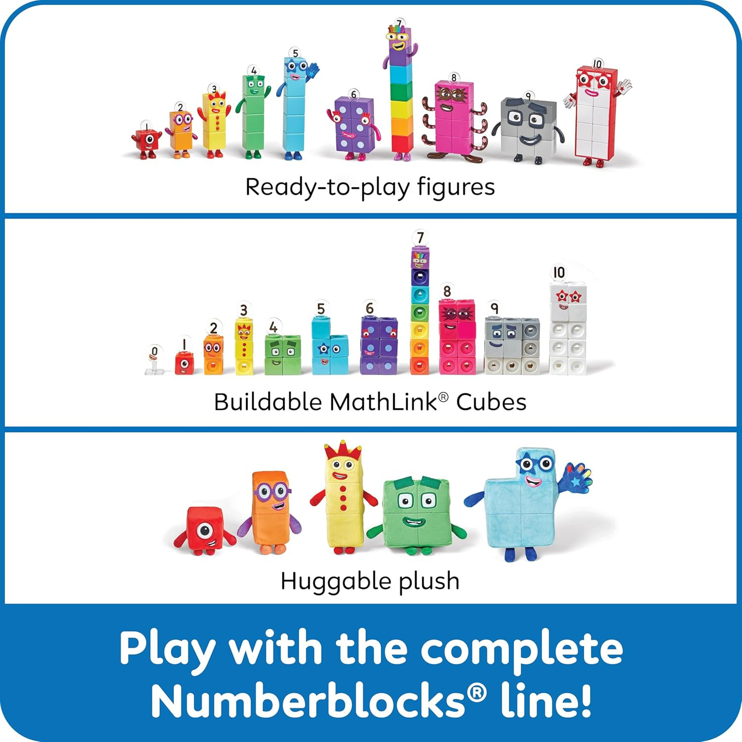 Numberblocks Friends Eleven and Twelve Figures Numbers for Toddlers Math Toys…