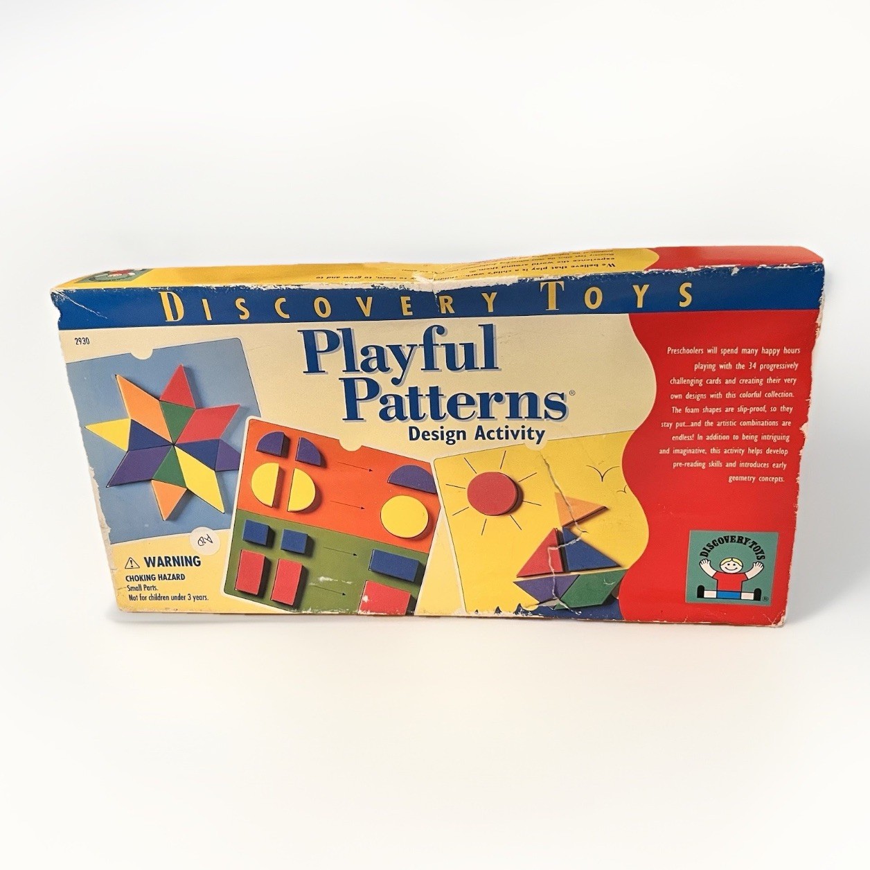 Discovery Toys Playful Pattern 2930 Foam Puzzle Math Educational Kids 1996 B-5
