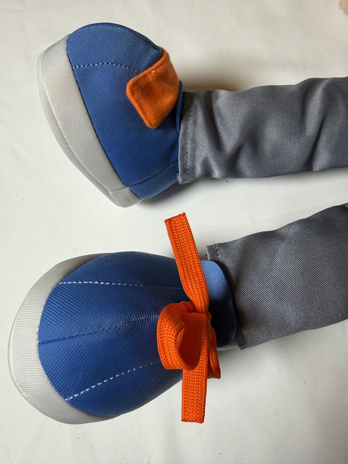 20” Talking Blippi Get Ready and Play Plush Doll Dress Up with Sounds Toy -video