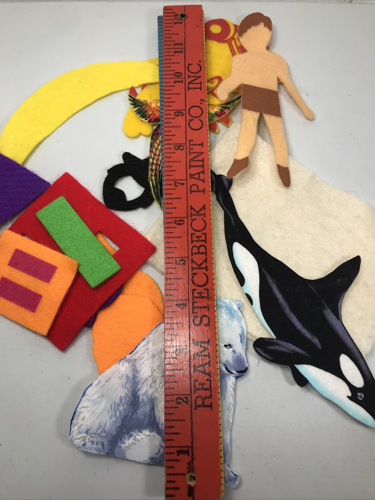 Felt Flannel Pellon Pieces For Storyboard Lot Of 15 Random Lot Crafts