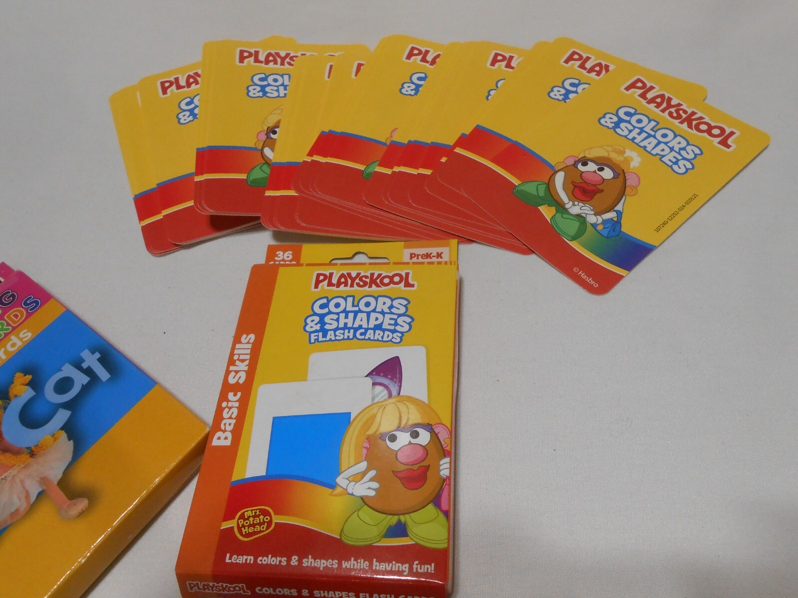 New lot 2 packs Playskool & Sesame Street basic flash Cards Stocking Stuffers 🎁