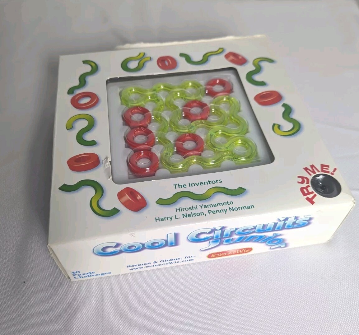 Cool Circuits Junior ScienceWiz Electronic Board Plays Music Sounds 40 Puzzles