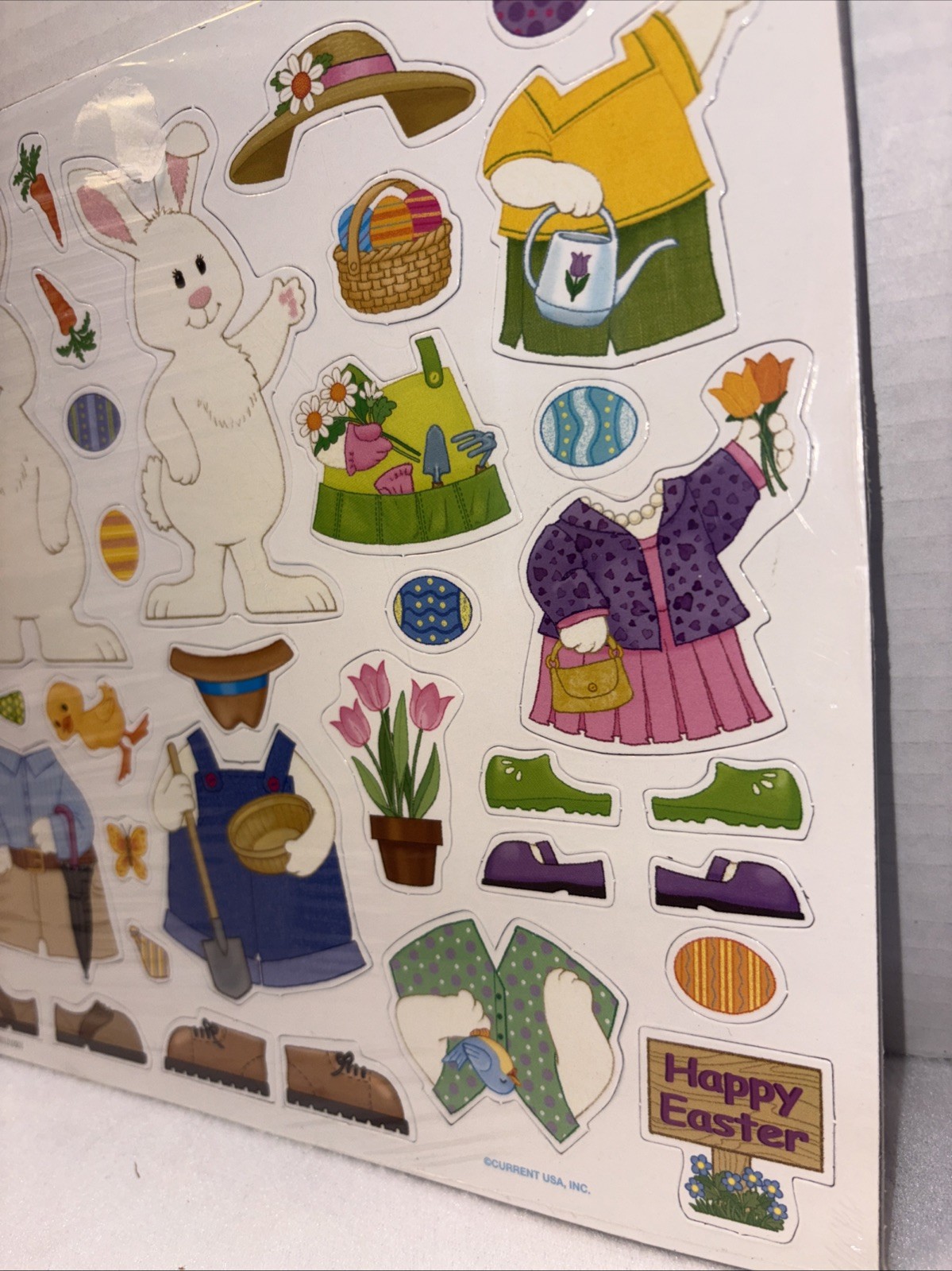 Easter Magnetic Activity Dress Up ￼ For Use On Refrigerator Or Metal Board