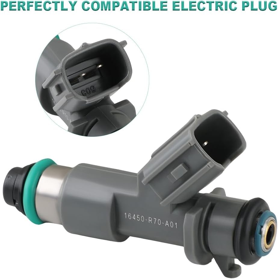 JDMON 6pcs Fuel Injectors 16450R70A01 FJ982 Compatible with Acura MDX RDX RL TL