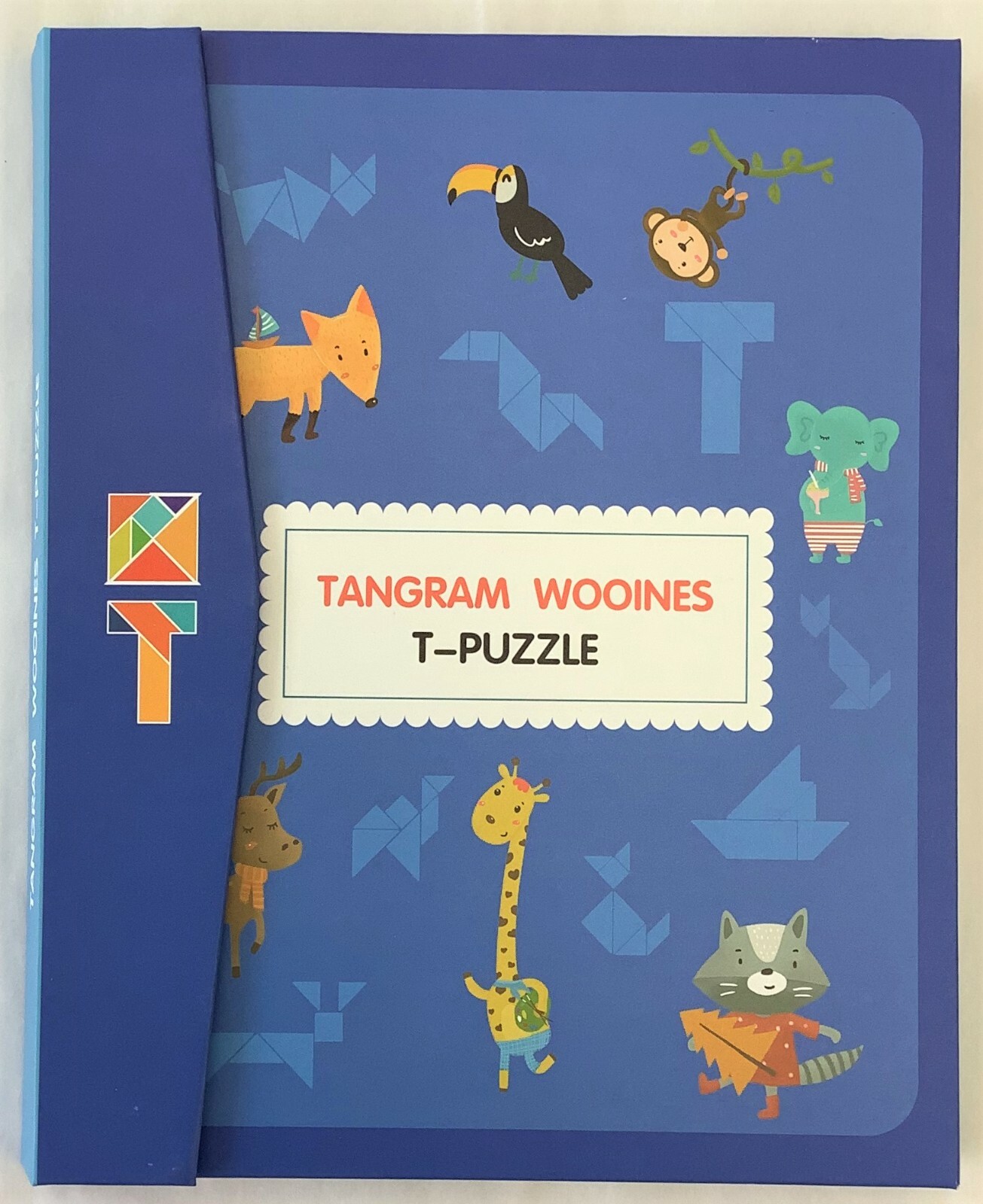 Tangrams & T-Puzzle Magnetic Travel Set Dry Erase & Reference Booklet Included