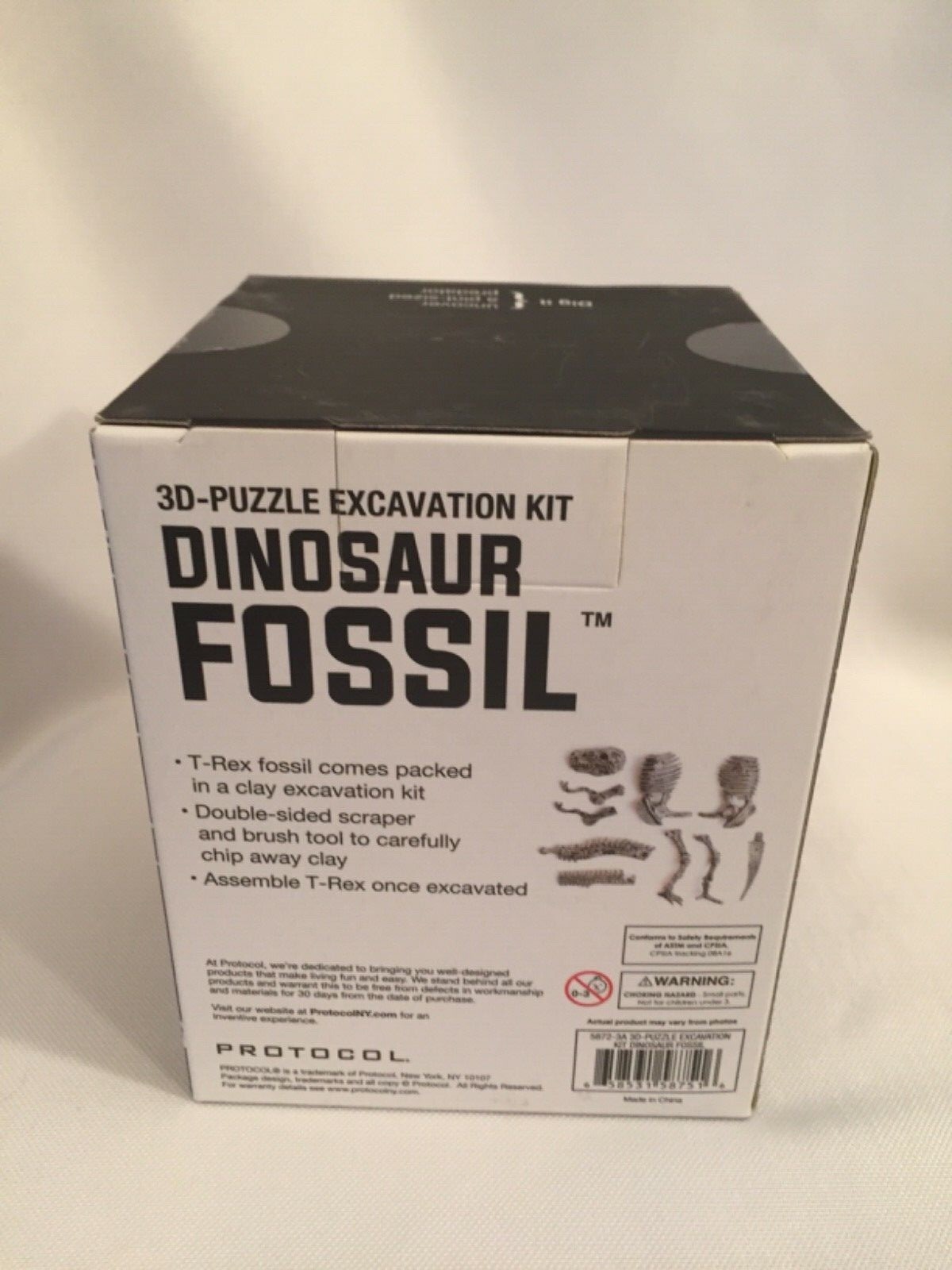 Dinosaur Fossil 3D-Puzzle Excavation Kit With Bonus Surprise Gift New In Box