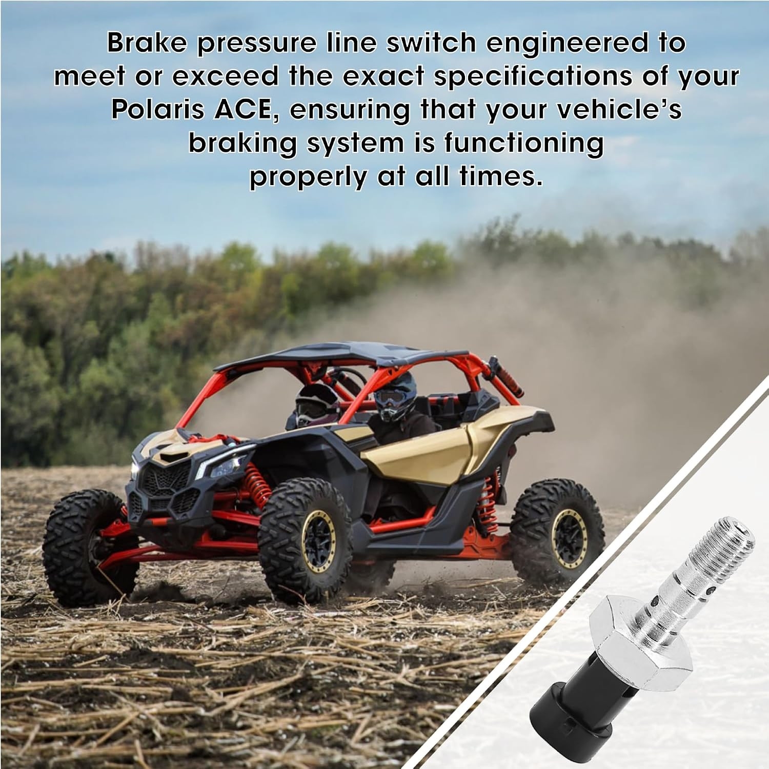 Brake Pressure Switch Fits for Polaris RZR Pro XP Premium 2020 2021 2022 2023 20