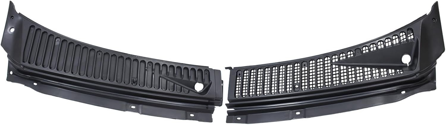 Windshield Wiper Vent Cowl Screen Cover Grille Panels Kit for Ford F-250