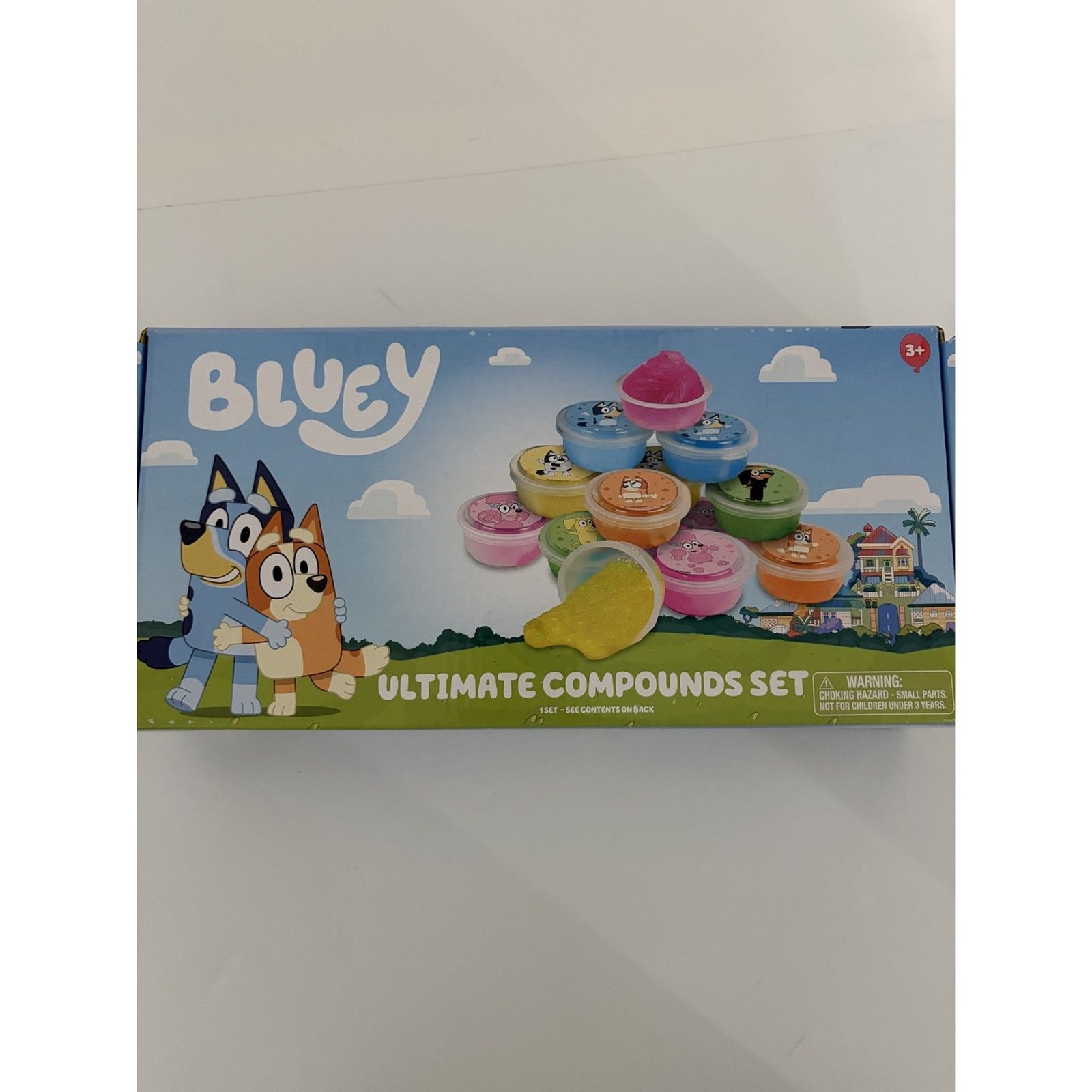 Bluey Ultimate Compounds Set, 25 Pack of Scented Glitter Slime, Resealable Conta