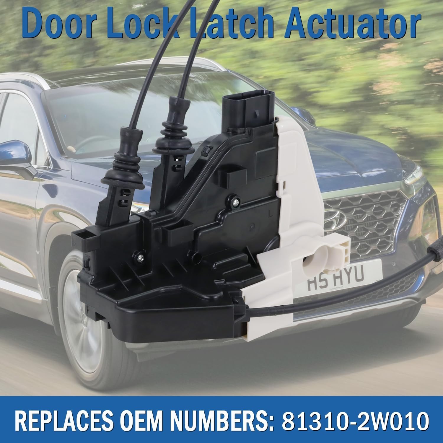 Front Left Driver Side Door Lock Latch Actuator Assembly for Hyundai Santa Fe