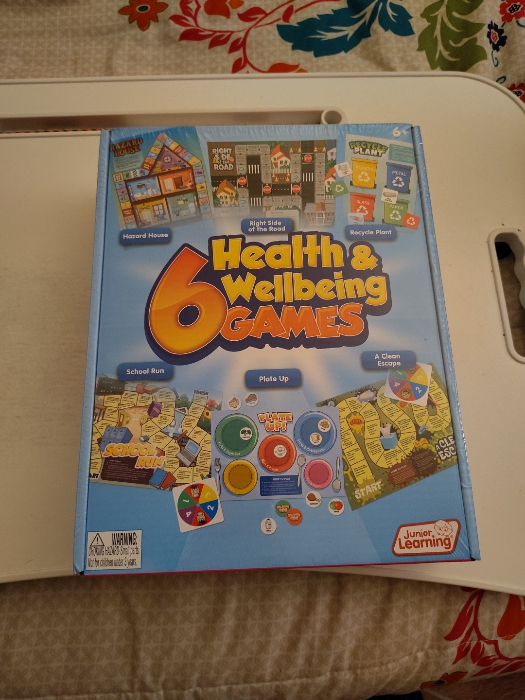 JUNIOR LEARNING 6 HEALTH & WELLNESS GAMES (JRL414) VERY GOOD CONDITION
