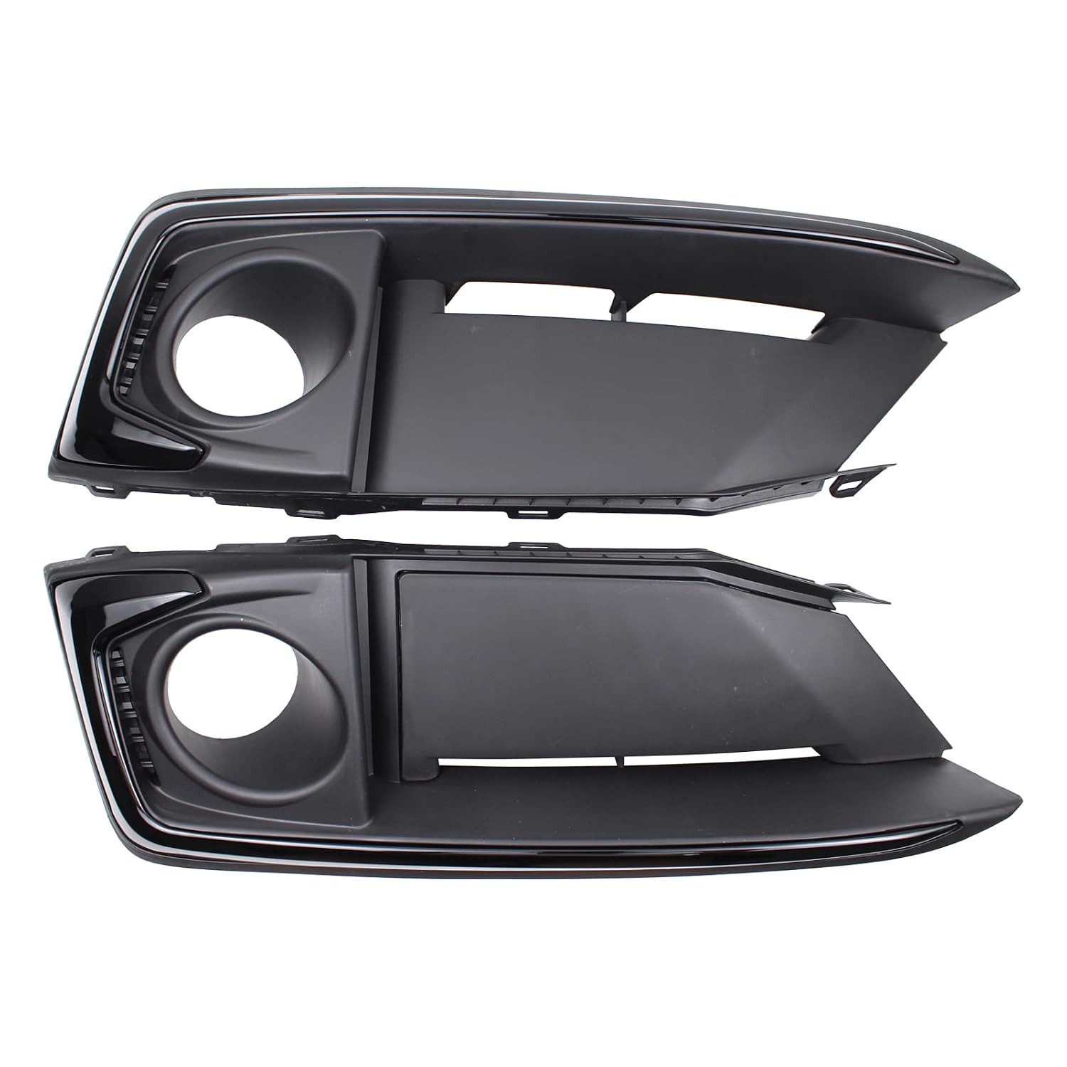 Front Bumper Fog Light Cover Bezel 2Pcs Left Driver Right Passenger Side