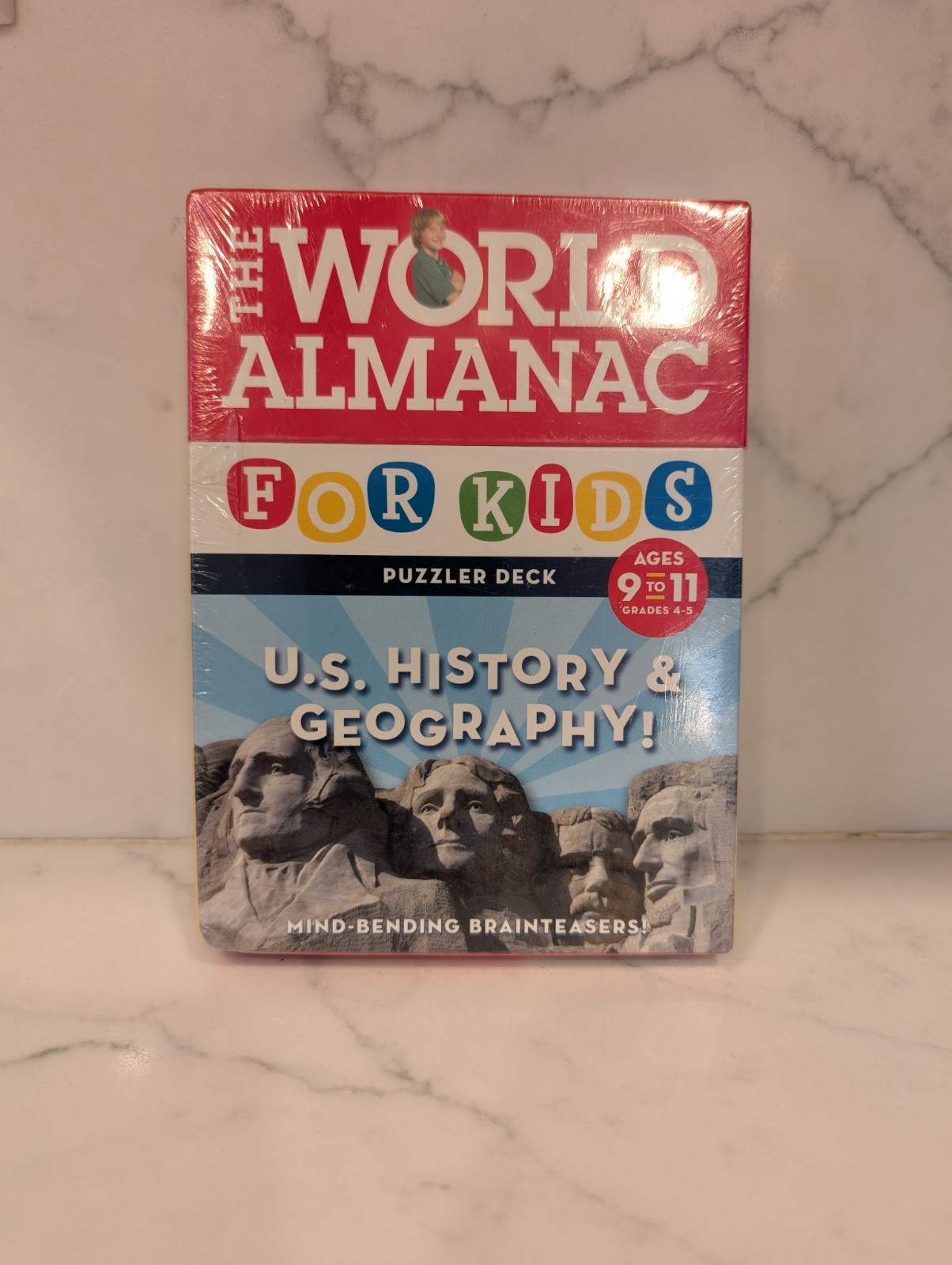 The World Almanac For Kids – Puzzler Deck (US History & Geography) *NEW SEALED*