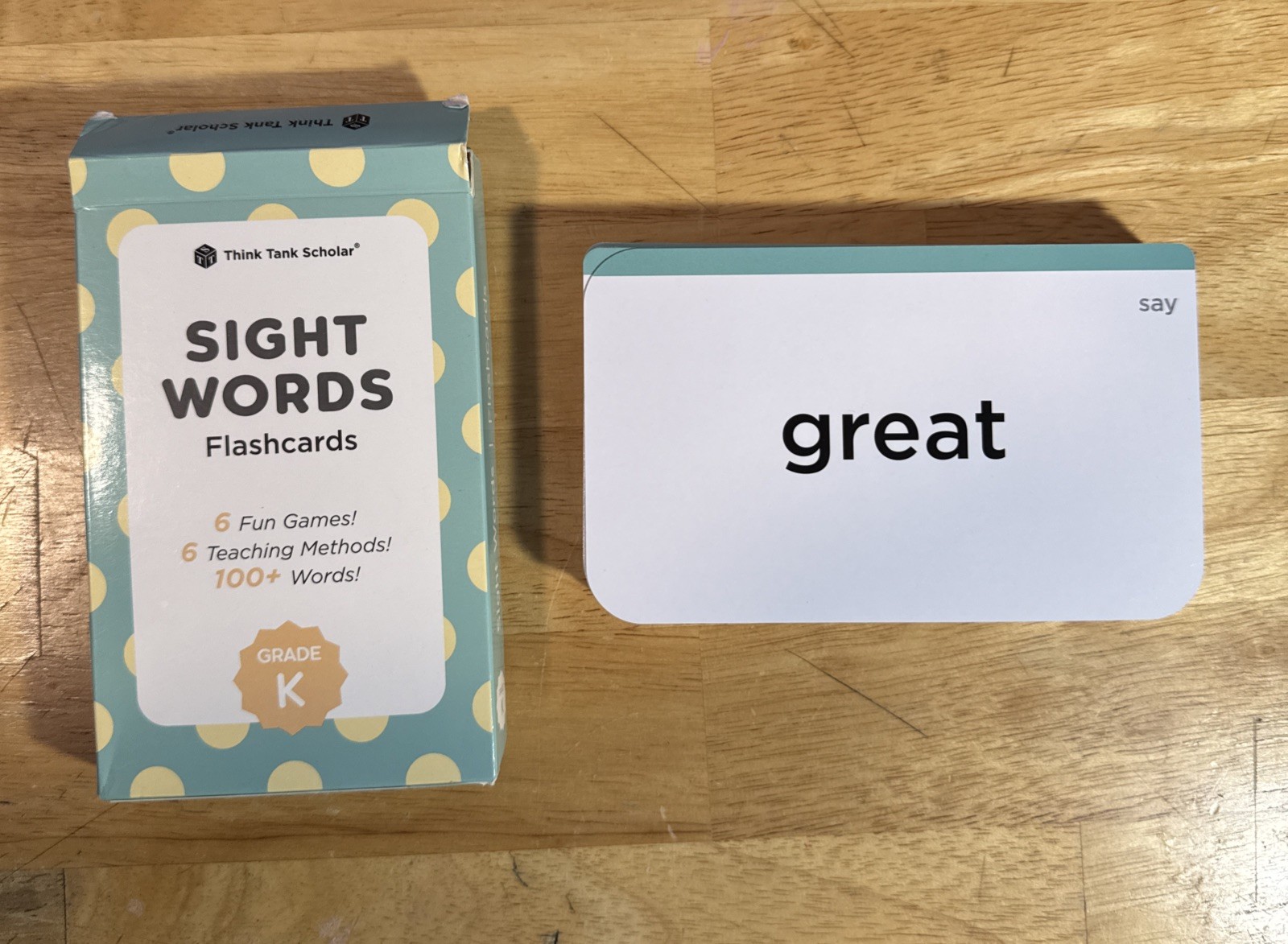 Think Tank Scholar 520 Sight Words Flash Cards Grades PK To Grade 3 COMPLETE