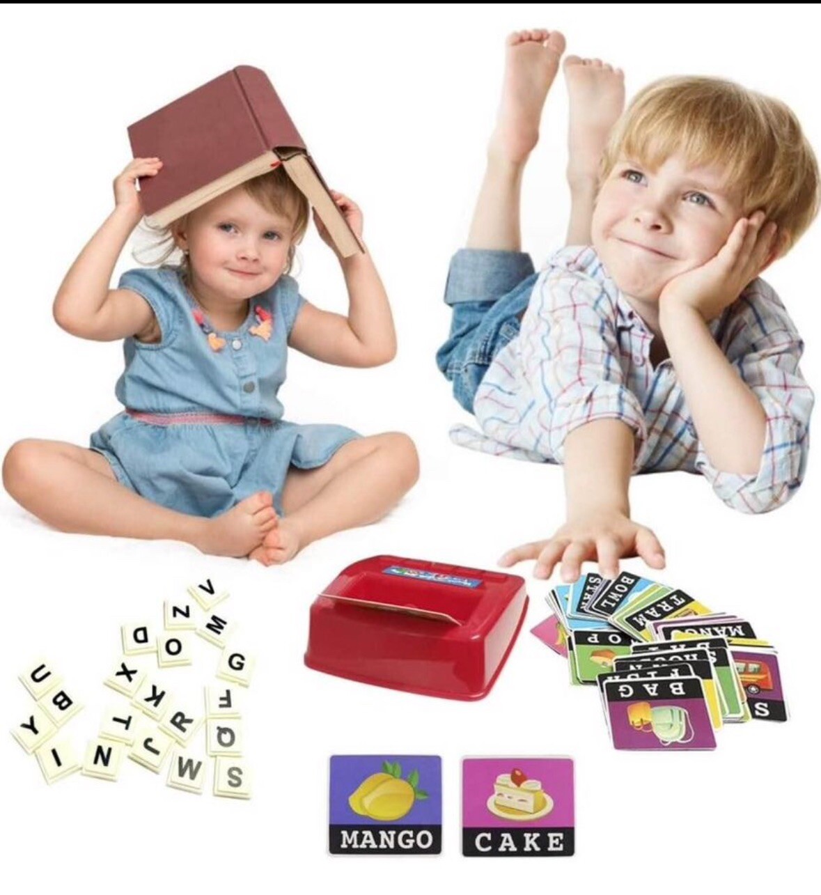 Learning Games for Kids Ages 3-8, Matching Letter Game for Kids Toys Ages 3-8 Ed