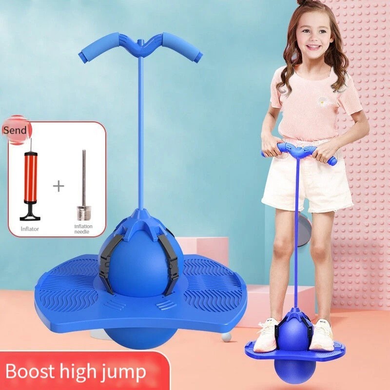 Kids Bouncing Ball Frog Jump Balance Long Height Training Exercise Toy Equipment