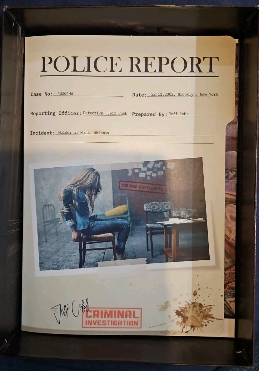 Crime Scene Game – Brooklyn 2002